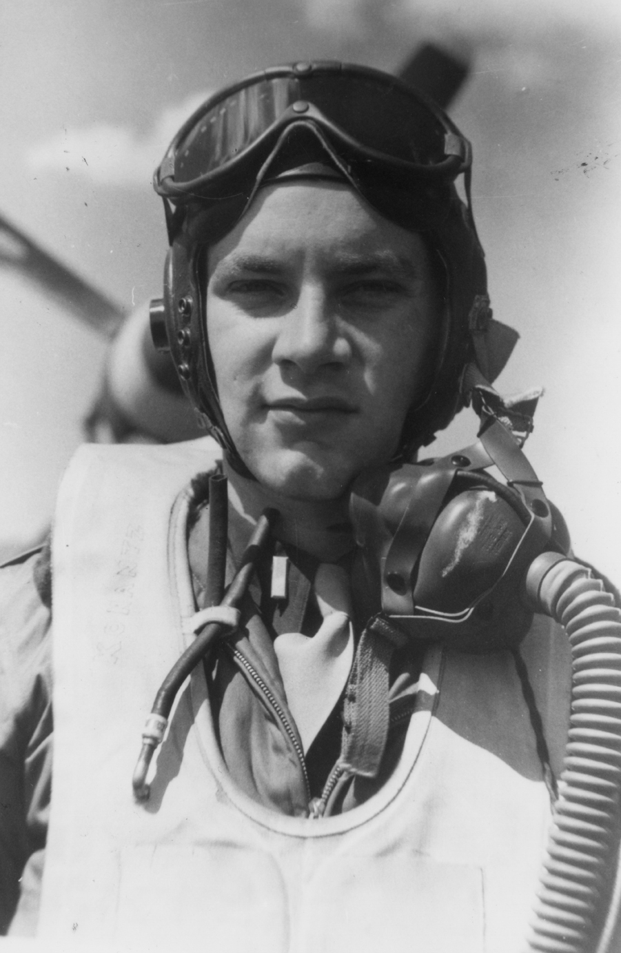 First Lieutenant Walter J. Konantz, a pilot of the 55th Fighter Group, 1944.