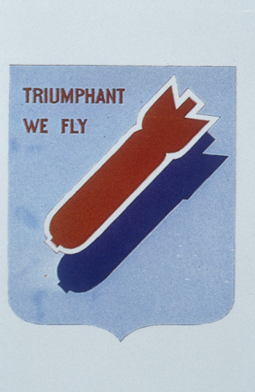 The insignia of the 381st Bomb Group.