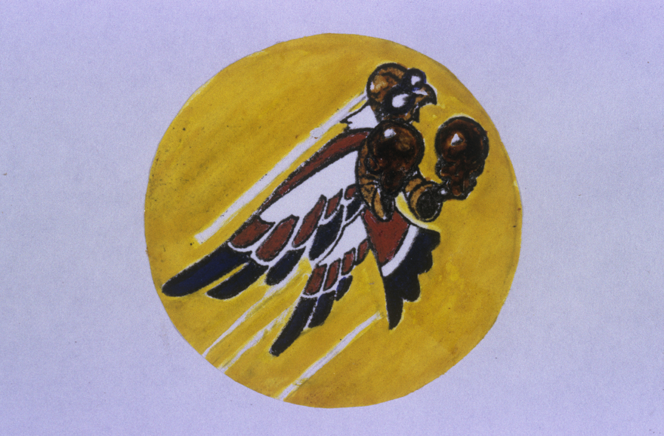 Emblem, 23rd Fighter Squadron, 36th Fighter Group, approved 23 September 1943. 
