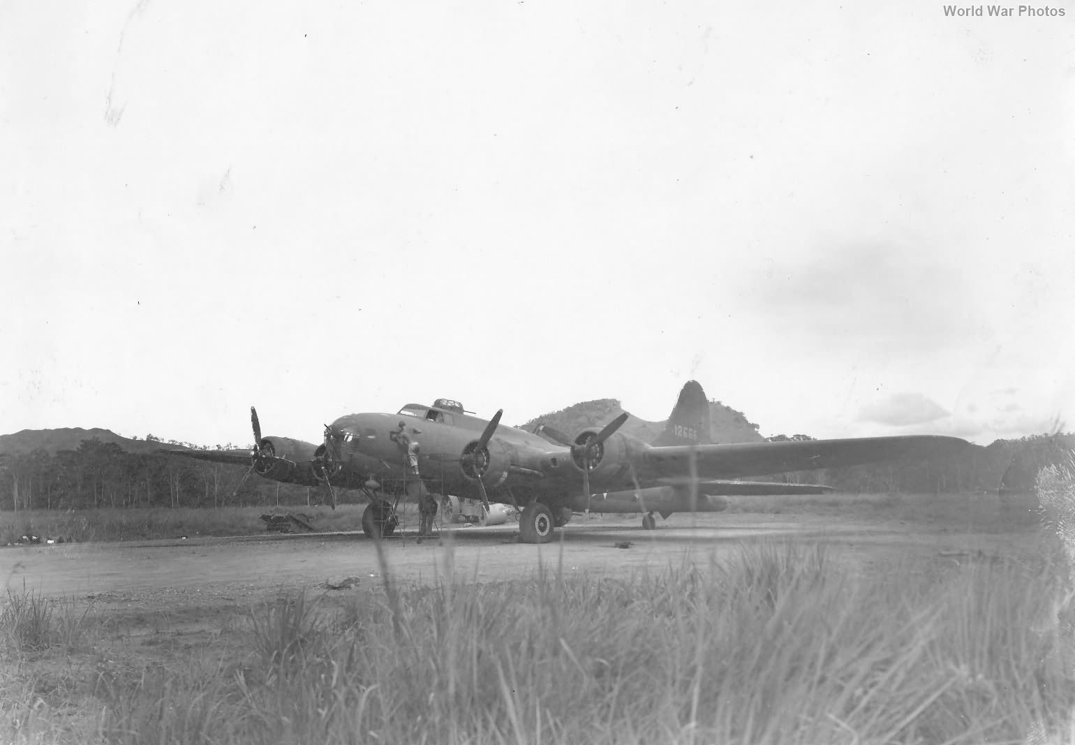 Old 666 B 17 After Battle